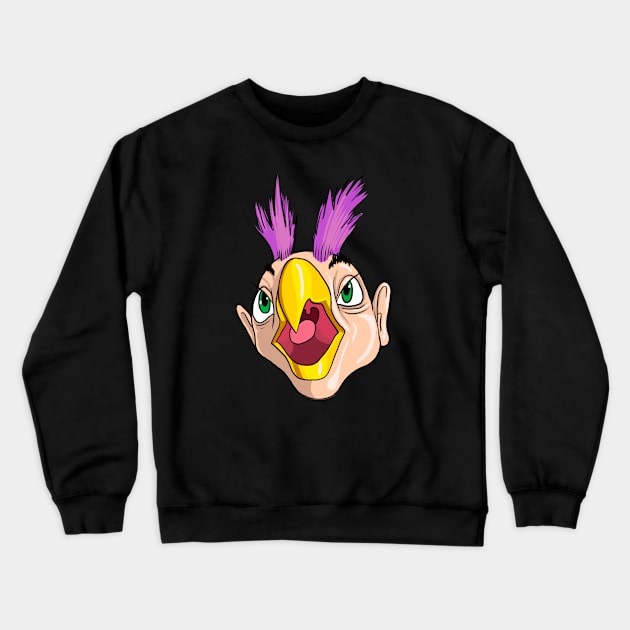 Bird Mutant Monster! Crewneck Sweatshirt by AmysBirdHouse